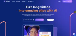 spikes studio - ai clip generator for YouTube, TikTok & Reels