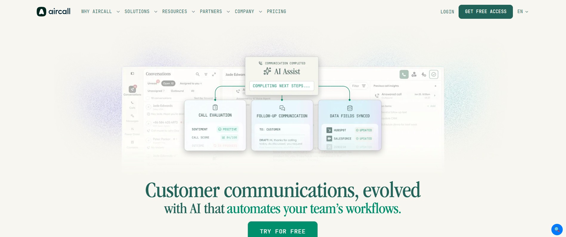 Aircall AI Voice Assistant